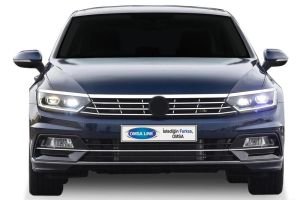 OMSA VW Passat B8 Krom Far Üstü Çıta 3 Parça 2015-2019 Arası