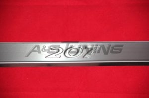 Peugeot 207 Krom Kapı Eşiği Takımı 2006-2012 Paslanmaz Çelik