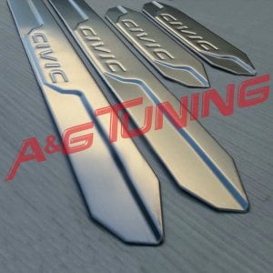 Honda Civic FD6 Krom Kapı Eşiği 4 Prç. 2006-2011 P.Çelik