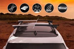 VW Tiguan Ara Atkı Bold Bar Siyah 2 Parça 97-119cm 2024 ve Sonrası