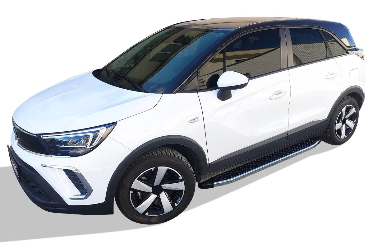 OMSA Opel Crossland X Blackline Yan Basamak Krom 2021 ve Sonrası