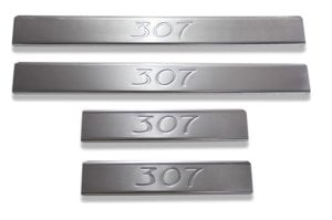 Peugeot 307 Krom Kapı Eşiği Takımı 2001 Üzeri Paslanmaz Çelik