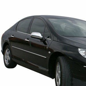 Peugeot 407 Krom Cam Çıtası Takımı 4 Parça Paslanmaz Çelik
