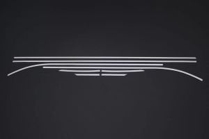 OMSA Seat Leon 5F HB Krom Cam Alt Çıtası 2012-2017 Arası