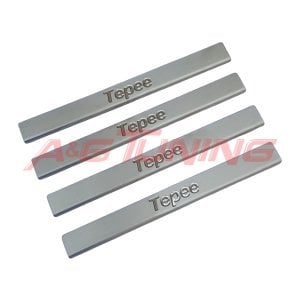 Peugeot Partner Tepee Krom Kapı Eşiği 2008 Üzeri Paslanmaz Çelik