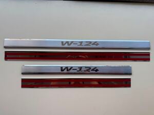 Mercedes W214 Krom Kapı Eşiği Takımı 1984-1995 Paslanmaz Çelik