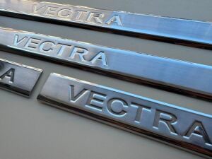 Opel Vectra B Krom Kapı Eşiği 4Prç. 1995-2003 Arası P.Çelik