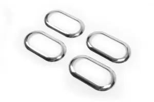 Dacia Duster 2010-2018 Krom İç Kapı Kolu Çerçevesi 4 Parça