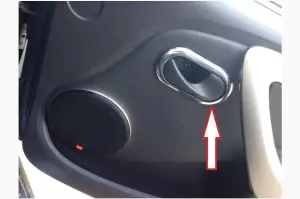 Dacia Duster 2010-2018 Krom İç Kapı Kolu Çerçevesi 4 Parça