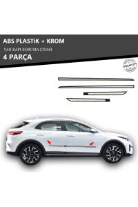 KİA XCEED YAN KAPI KORUMA ÇITASI PLASTİK + KROM
