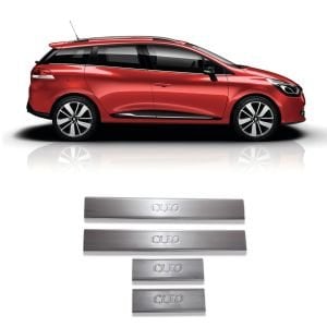 Renault Clio 4 Sport Tourer Krom Kapı Eşiği Paslanmaz Çelik