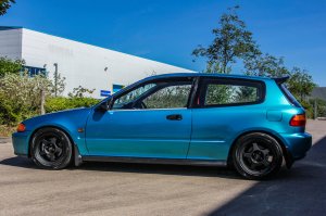 Honda Civic Coupe Cam Çıtası 2 Prç 1996 - 2002 Arası Paslanmaz Çelik