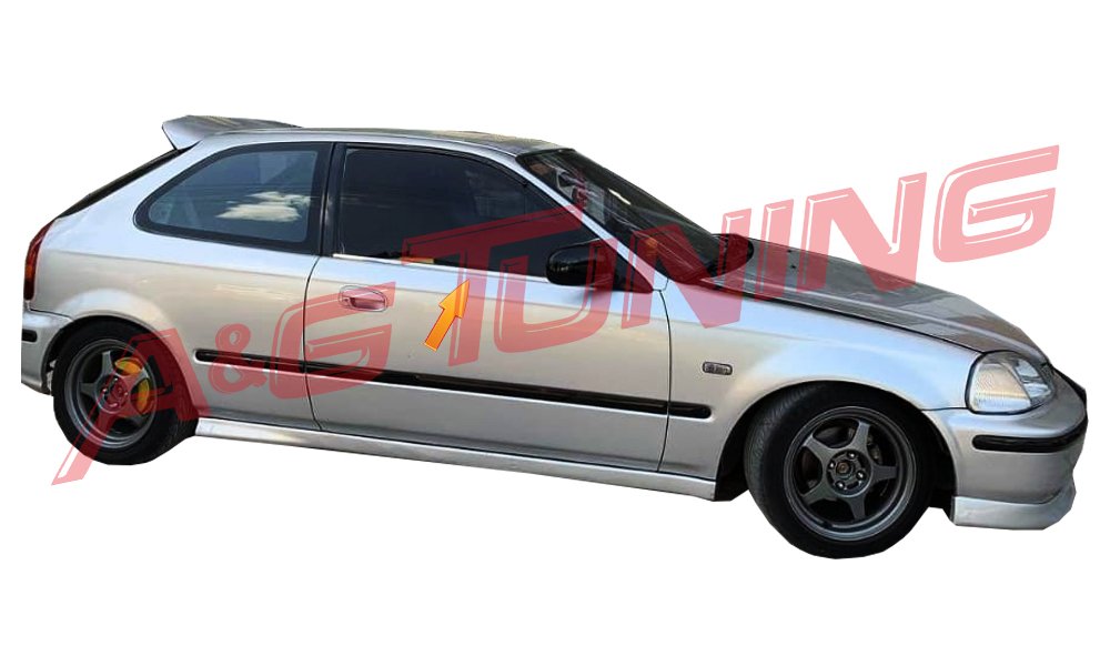 Honda Civic Coupe Cam Çıtası 2 Prç 1996 - 2002 Arası Paslanmaz Çelik