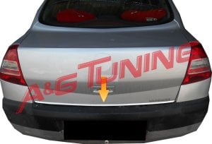 R. Megane 2 Sedan Krom Bagaj Alt Çıta Formlu 2004-2010 Paslanmaz Çelik