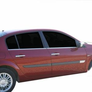 R. Megane 2 SEDAN Krom Cam Çıtası Tk 2004-2010 Paslanmaz Çelik