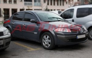 R. Megane 2 SEDAN Krom Cam Çıtası Tk 2004-2010 Paslanmaz Çelik