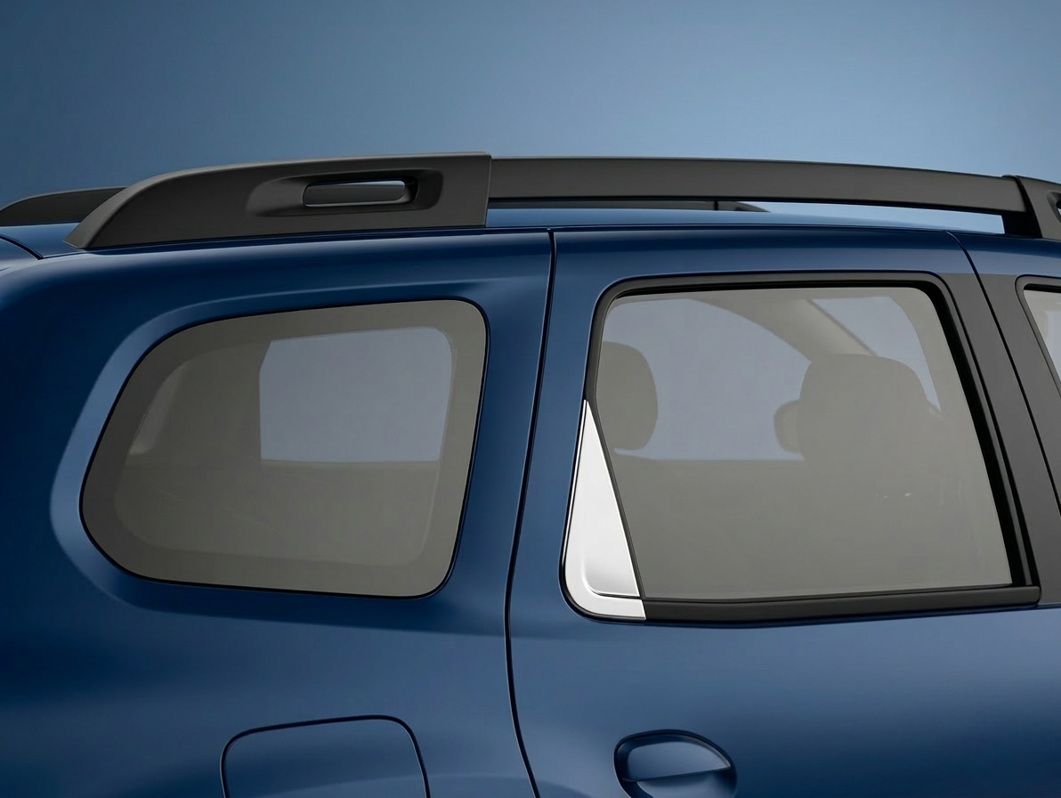 Dacia Duster 2010-2018 Arası Arka Kelebek Krom Cam Yeri 2 Parça