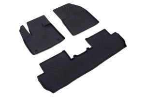 Rich Peugeot 3008 GT-Line 4D Paspas Siyah 3 Parça 2016-2024 Arası