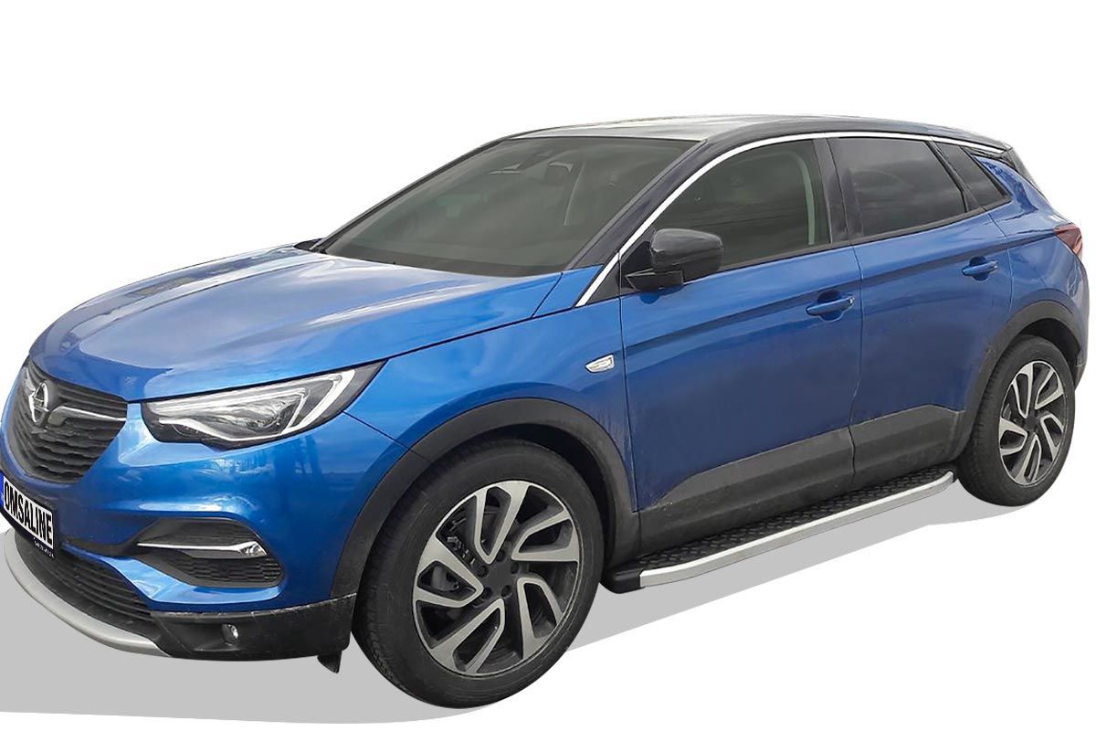 OMSA Opel Grandland X Blackline Yan Basamak Alüminyum 2017 ve Sonrası