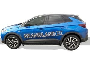 OMSA Opel Grandland X Blackline Yan Basamak Alüminyum 2017 ve Sonrası
