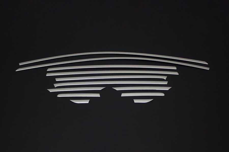 OMSA Ford Kuga 2 Krom Cam Üst Çerçevesi 12 Parça 2012-2020 Arası