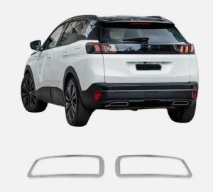 Peugeot 3008 Krom Egzoz Çerçevesi Tk 2016- ve Sonrası P.Çelik