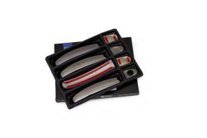 OMSA VW T6.1 Caravelle Siyah Krom Deco Kapı Kolu 4 Kapı 2020-2023 Arası