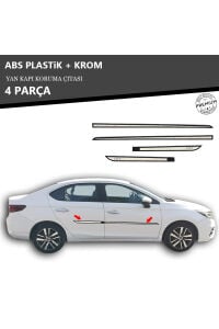 HONDA CİTY 2020 ÜZERİ YAN KAPI KORUMA ÇITASI PLASTİK + KROM