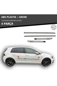 VOLKSWAGEN GOLF 7 YAN KAPI KORUMA ÇITASI PLASTİK + KROM