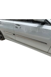 SKODA FABIA 2014 ÜZERİ YAN KAPI KORUMA ÇITASI PLASTİK + KROM
