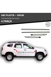 RENAULT DACIA DUSTER YAN KAPI KORUMA ÇITASI PLASTİK + KROM