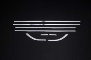 OMSA Ford Mondeo 5 Sedan Krom Cam Alt Çıtası 8 Parça 2015-2022 Arası