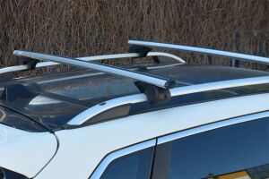 Skoda Octavia Gri Ara Atkı 2 Parça Bold Bar 78-100cm 1998-2004 Arası