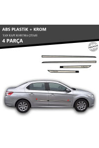 CİTROEN C ELYSEE YAN KAPI KORUMA ÇITASI PLASTİK + KROM