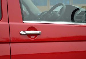 OMSA VW T5 Caravelle Krom Kapı Kolu 4 Parça Tek Delikli  2003 ve Sonrası