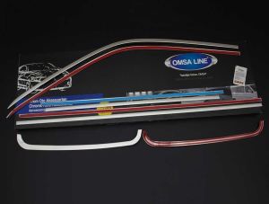 OMSA VW T5 Caravelle Krom Cam Çerçevesi 14 Parça Tek Sürgü Kısa Şase 2003-2014 Arası