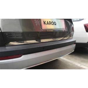 Skoda Karoq Formlu  Krom Bagaj Alt Çıtası 2017+ Paslanmaz Çelik