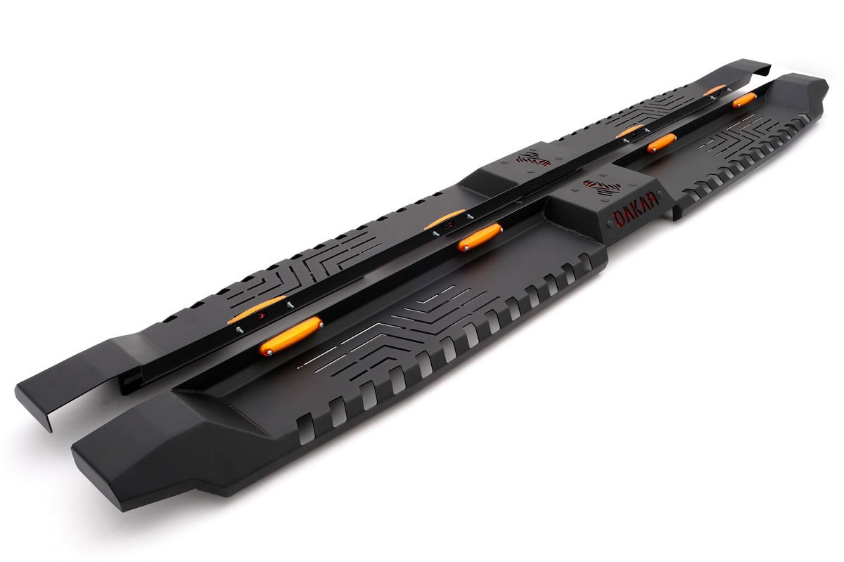 OMSA Isuzu D-Max Dakar Yan Basamak Siyah V2 Ledli 2012-2019 Arası