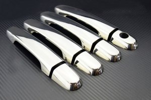 Toyota Hilux Krom Kapı Kolu Tk 2006-2014 Arası 4Kapı Paslanmaz Çelik