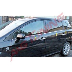 Toyota Verso Krom Cam Çıtası Tk 2004-2009 6Prç Paslanmaz Çelik