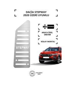 Dacia Stepway 2020 Üzeri Ayak Dinlendirme Pedalı Krom Ayak Dayama Pedalı