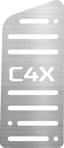 Citroen C4x Ayak Dinlendirme Pedalı Krom Ayak Dayama Pedalı