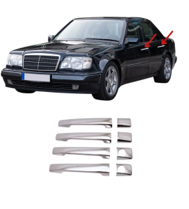 Mercedes E Klasse W124 Krom Kapı Kolu 4 Kapı 1984-1995 Paslanmaz Çelik
