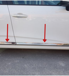 Renault Clio 5 Krom Yan Kapı Çıtası 4 Parça 2019 Üzeri