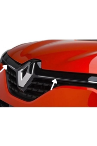 Renault Clio 5 Krom Ön Panjur 2 Parça 2019 Üzeri