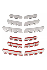 Renault Clio 5 Krom Ön Alt Panjur 6 Parça 2019 Üzeri