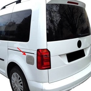 Volkswagen Caddy Krom Depo Kapağı 2004-2010 Paslanmaz Çelik