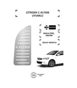Citroen C Elysee Ayak Dinlendirme Pedalı Krom Ayak Dayama Pedalı