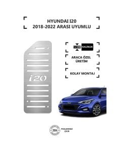 Hyundai İ20 2018-2022 Arası Ayak Dinlendirme Pedalı Krom Ayak Dayama Pedalı