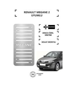 Renault Megane 2 Ayak Dinlendirme Pedalı Krom Ayak Dayama Pedalı